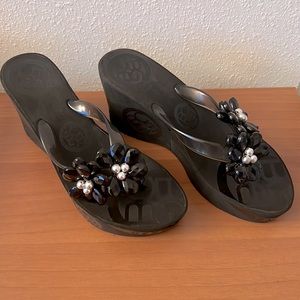 Flip flop wedges from BCBG